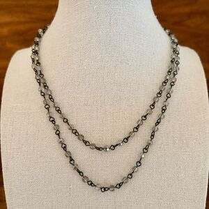 Park Lane | Faceted Beaded Crystal Chain | 32” Adjustable